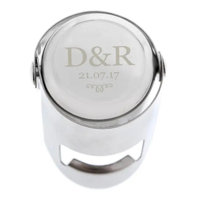 Personalised Monogram Bottle Stopper: 3 - Barware By Gift Moments