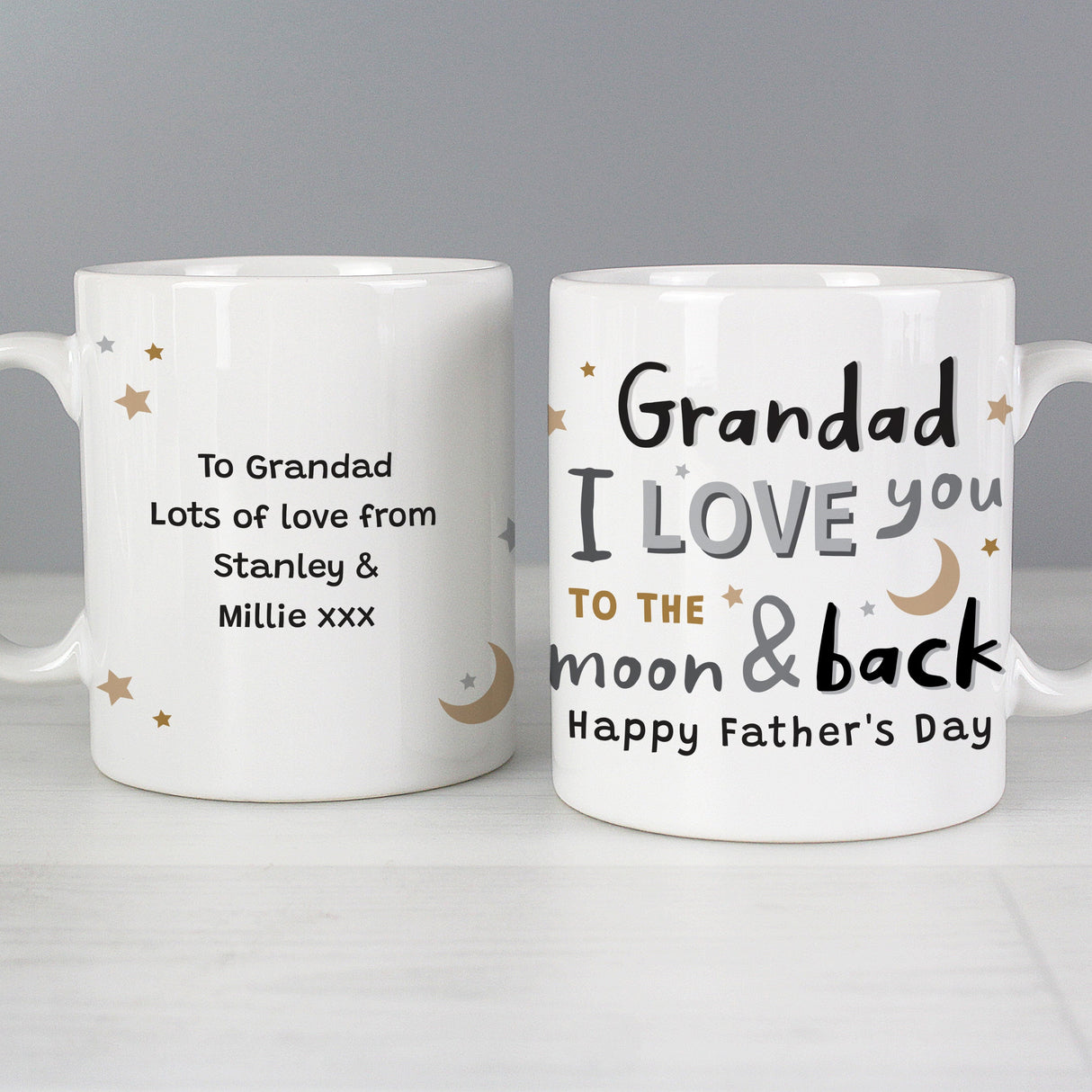 Personalised To the Moon and Back Mug: 1 - Mugs By Gift Moments