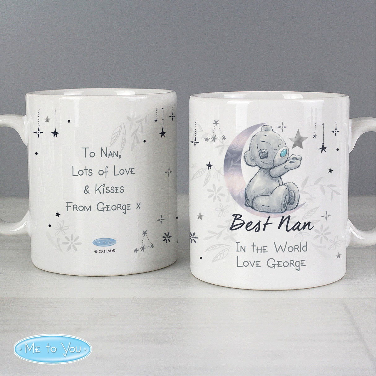 Personalised Moon & Stars Me To You Mug: 4 - Mugs