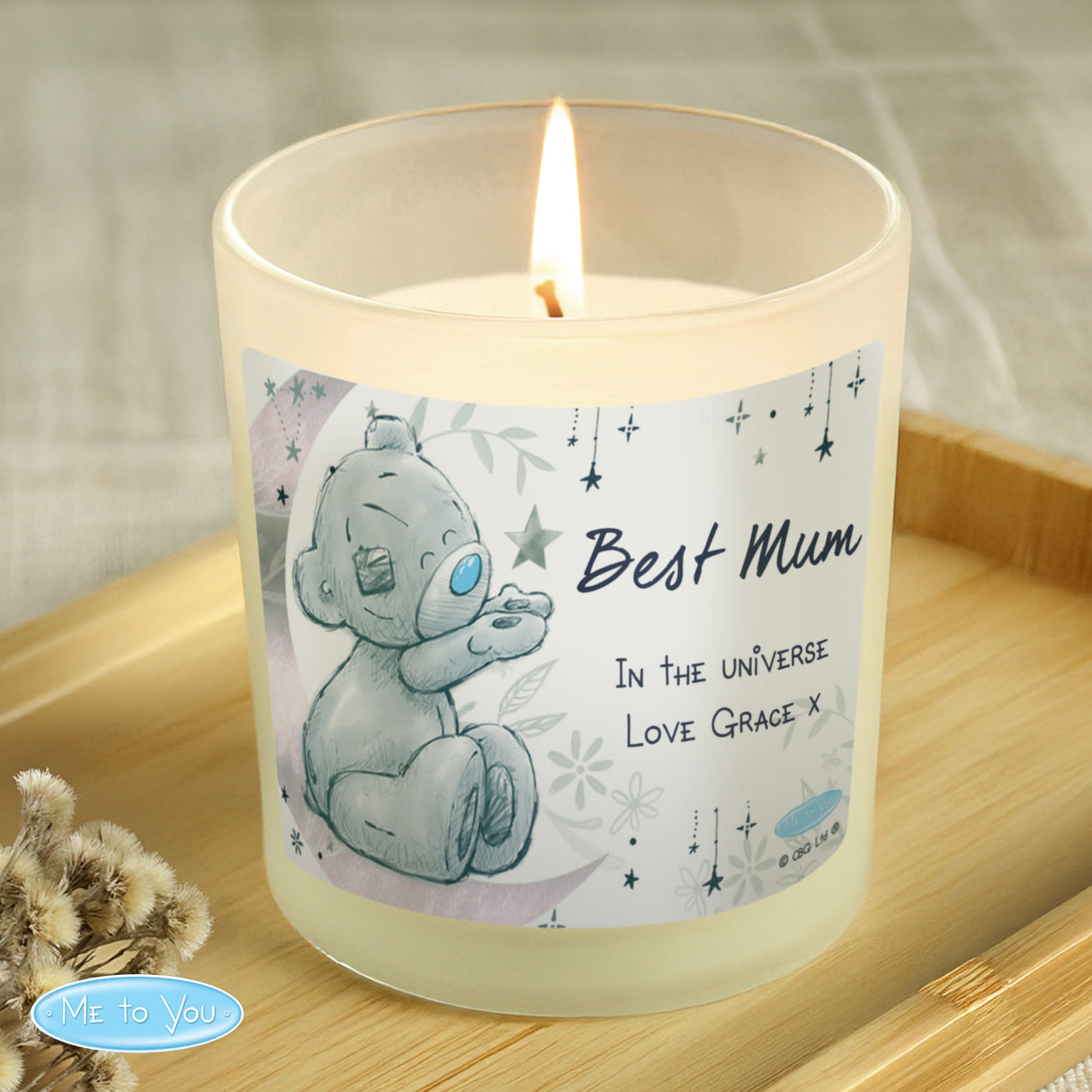 Personalised Moon & Stars Me To You Scented Jar Candle - Shop Candles At Gift Moments - 4