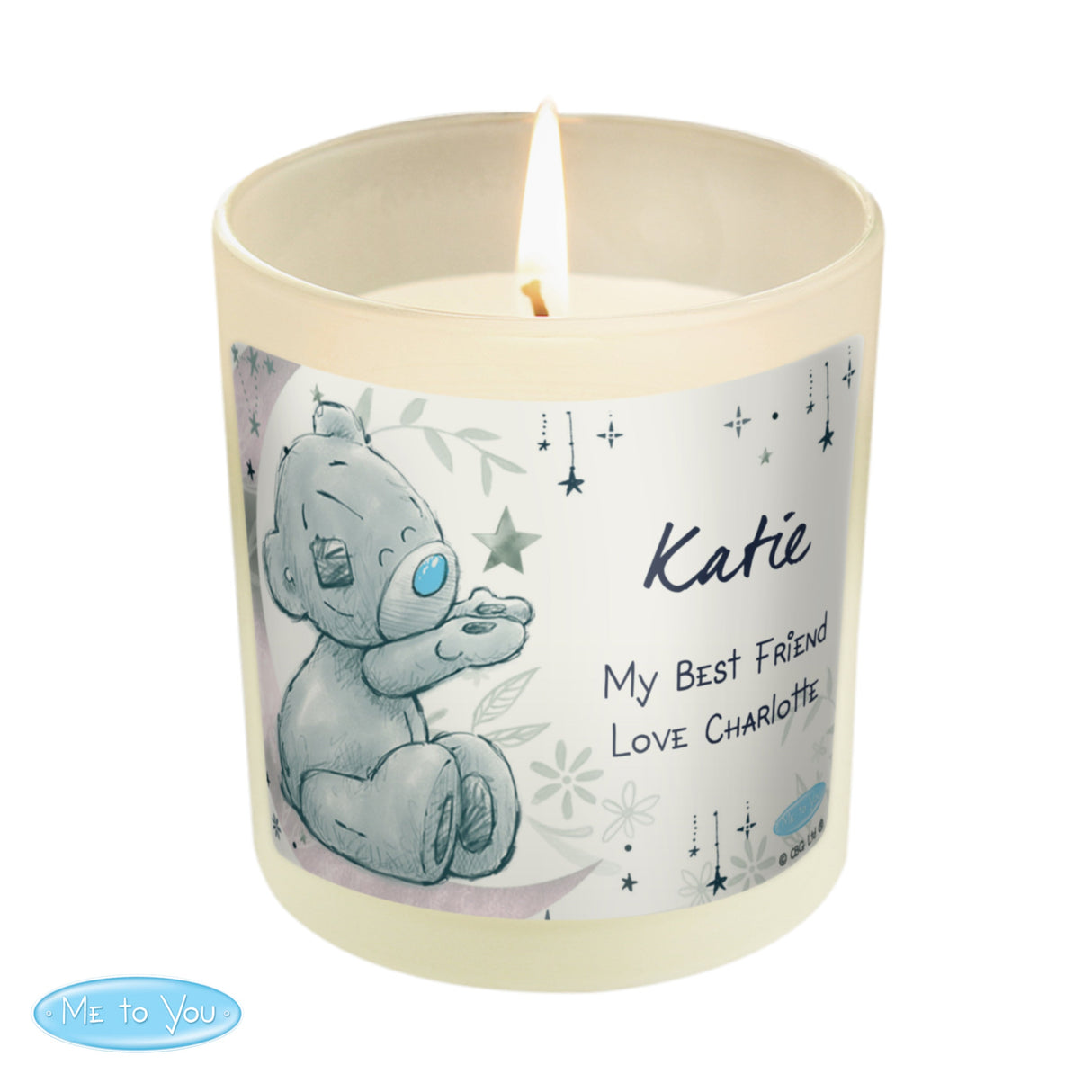 Personalised Moon & Stars Me To You Scented Jar Candle - Shop Candles At Gift Moments - 5
