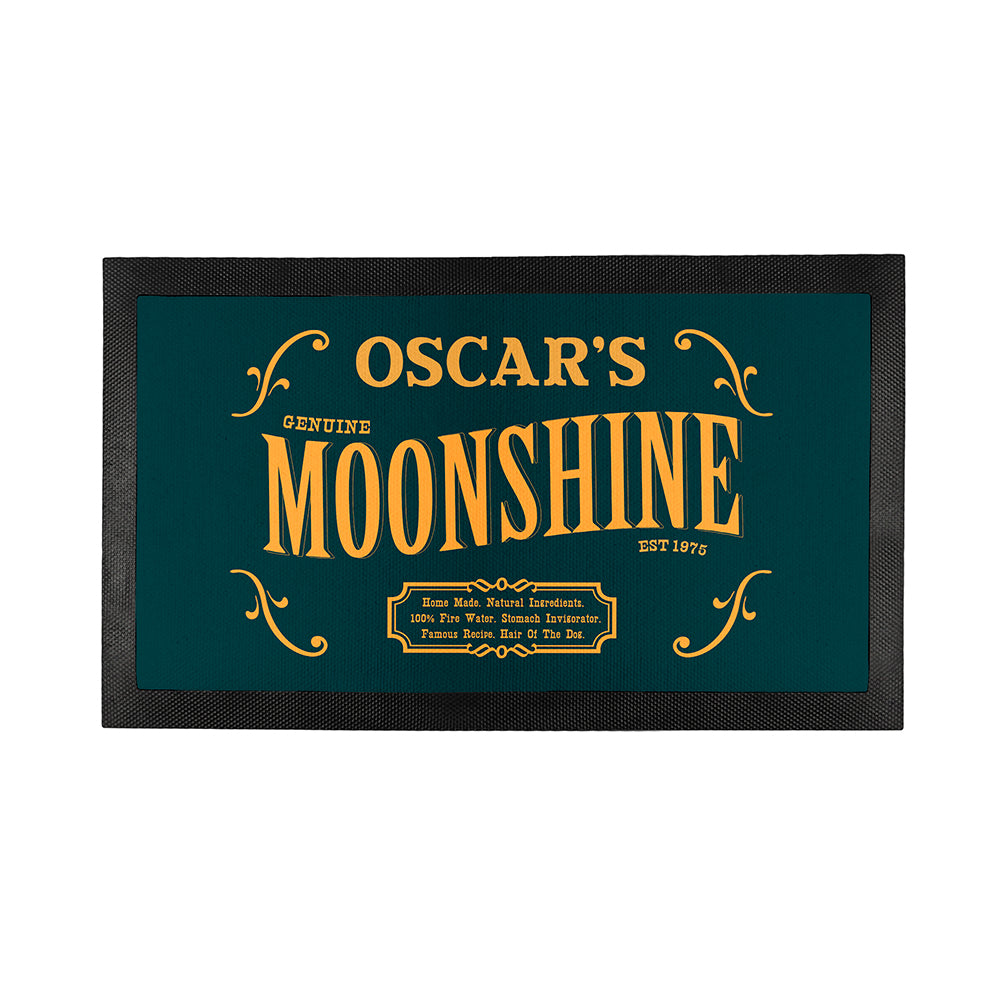 Personalised Moonshine Bar Mat: 4 - Barware By Gift Moments