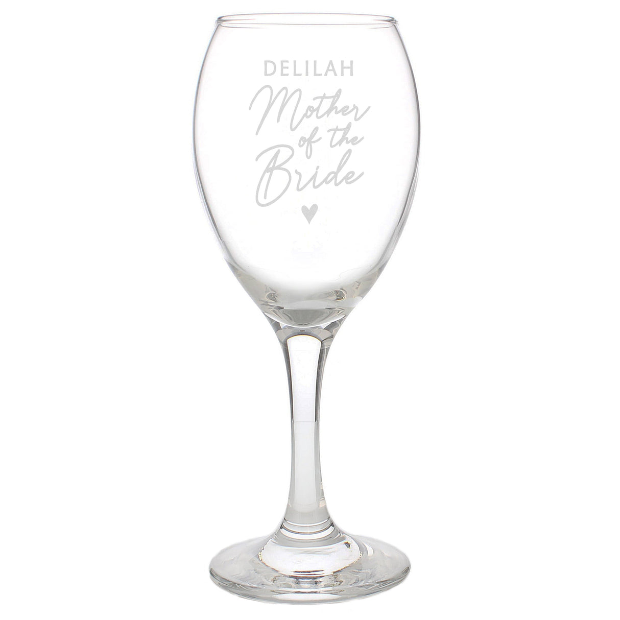 Personalised Mother of the Bride Wine Glass: 3 - Wine Glasses By Gift Moments