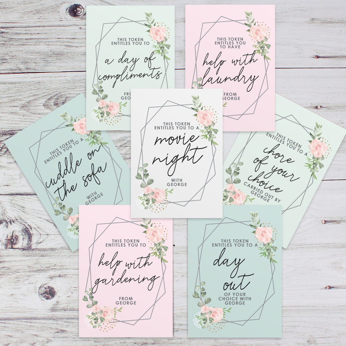 Personalised Mothers Day Voucher Cards - Shop Keepsakes At Gift Moments - 3