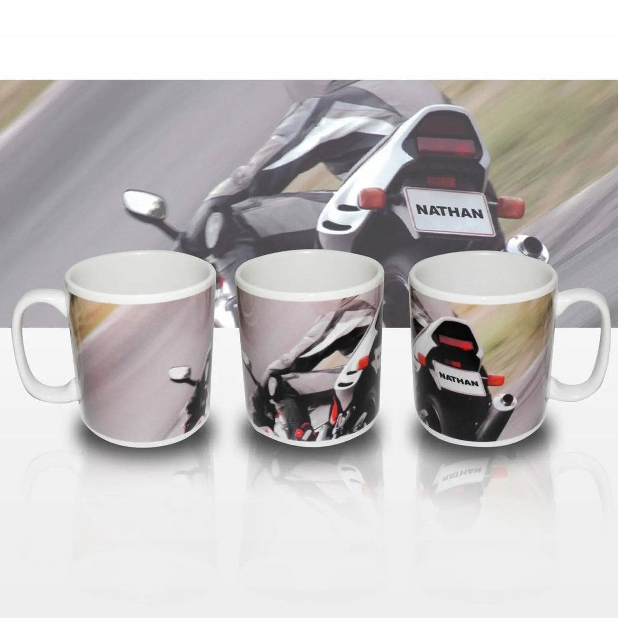 Personalised Motorbike Mug - Shop Mugs At Gift Moments - 1