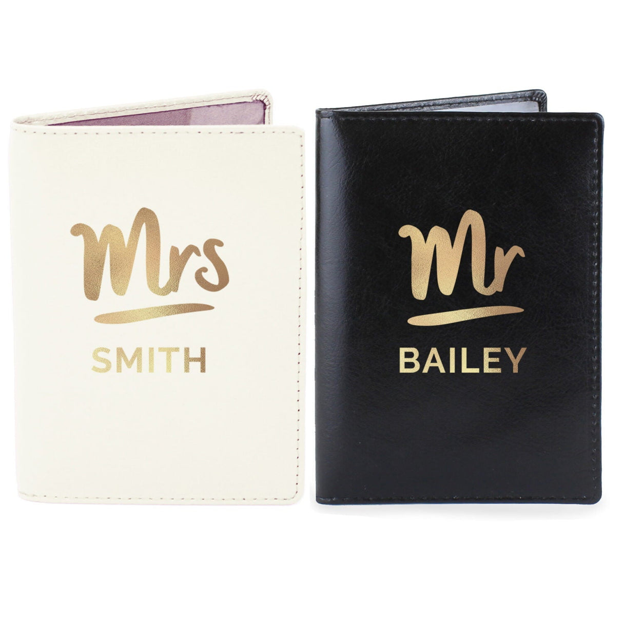 Personalised Mr & Mrs Passport Holders Set - Shop Passport Holders At Gift Moments - 3