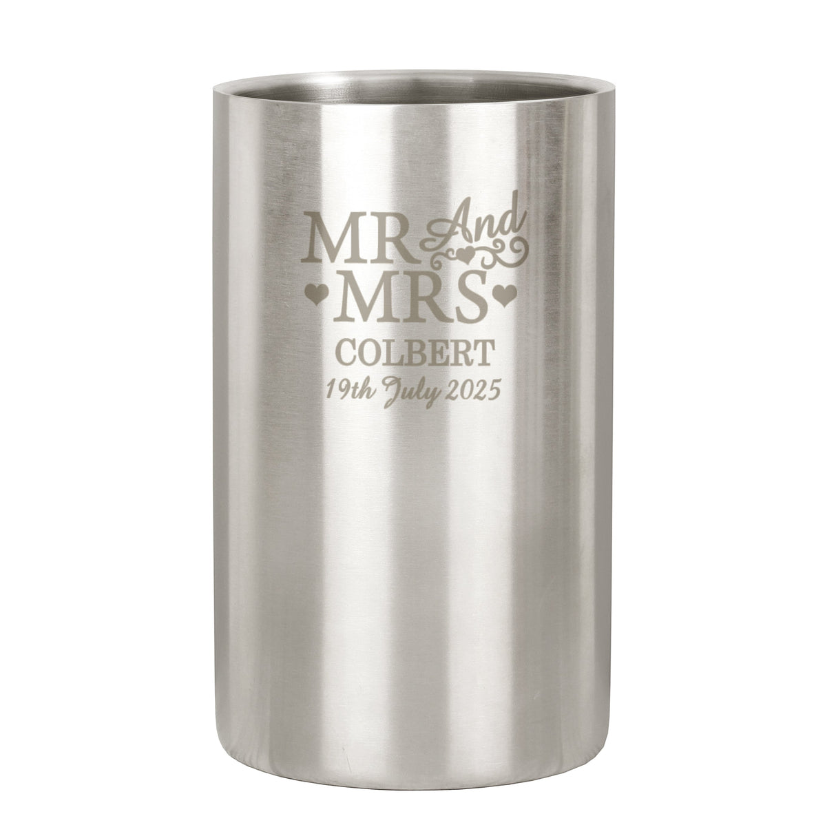 Personalised Mr & Mrs Wine Cooler - Shop Barware At Gift Moments - 3