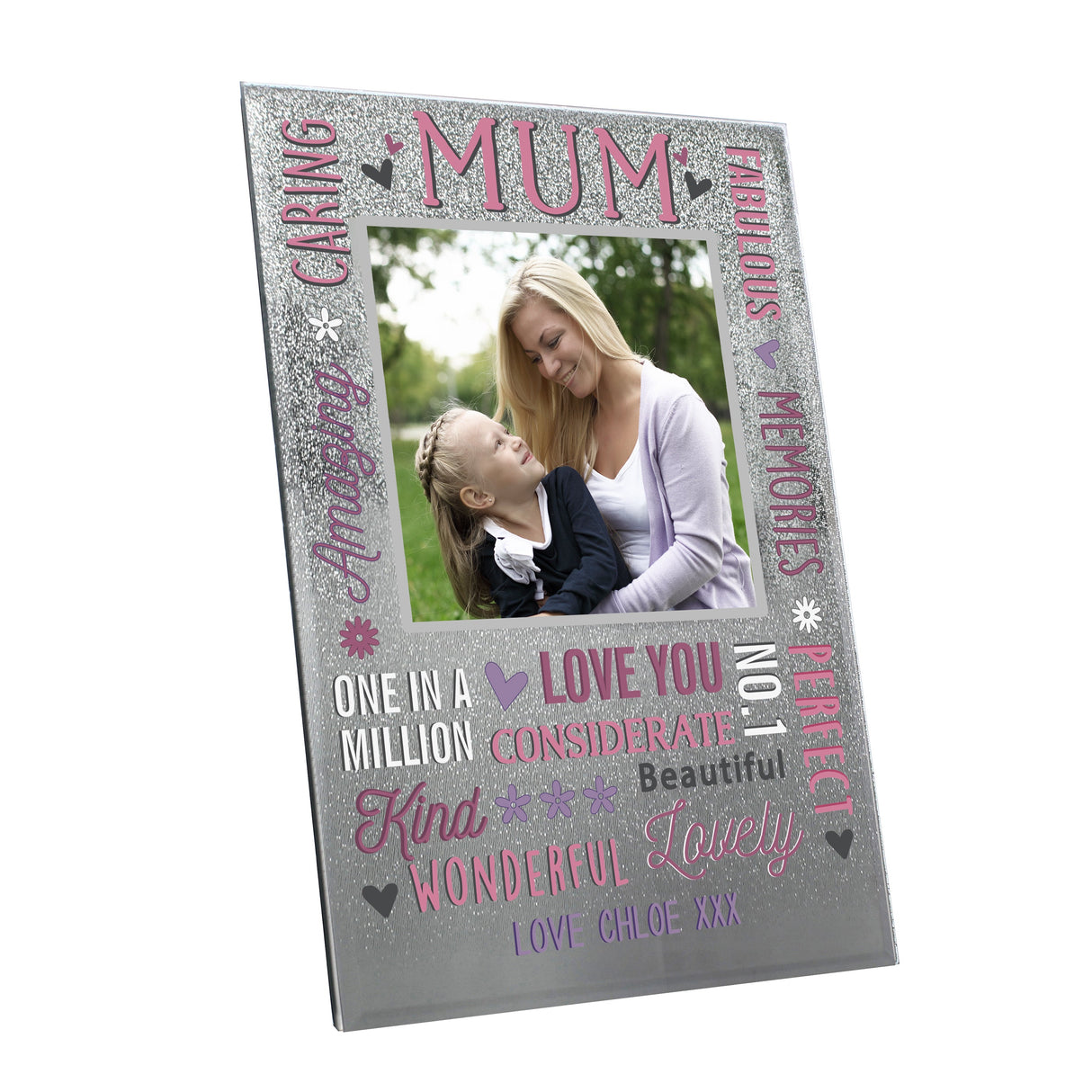 Personalised Mum Glitter Frame: 5 - Photo Frames By Gift Moments