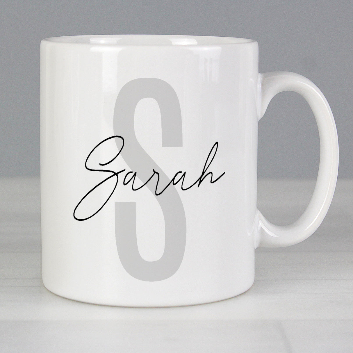 Personalised Name & Initial Mug: 3 - Mugs By Gift Moments