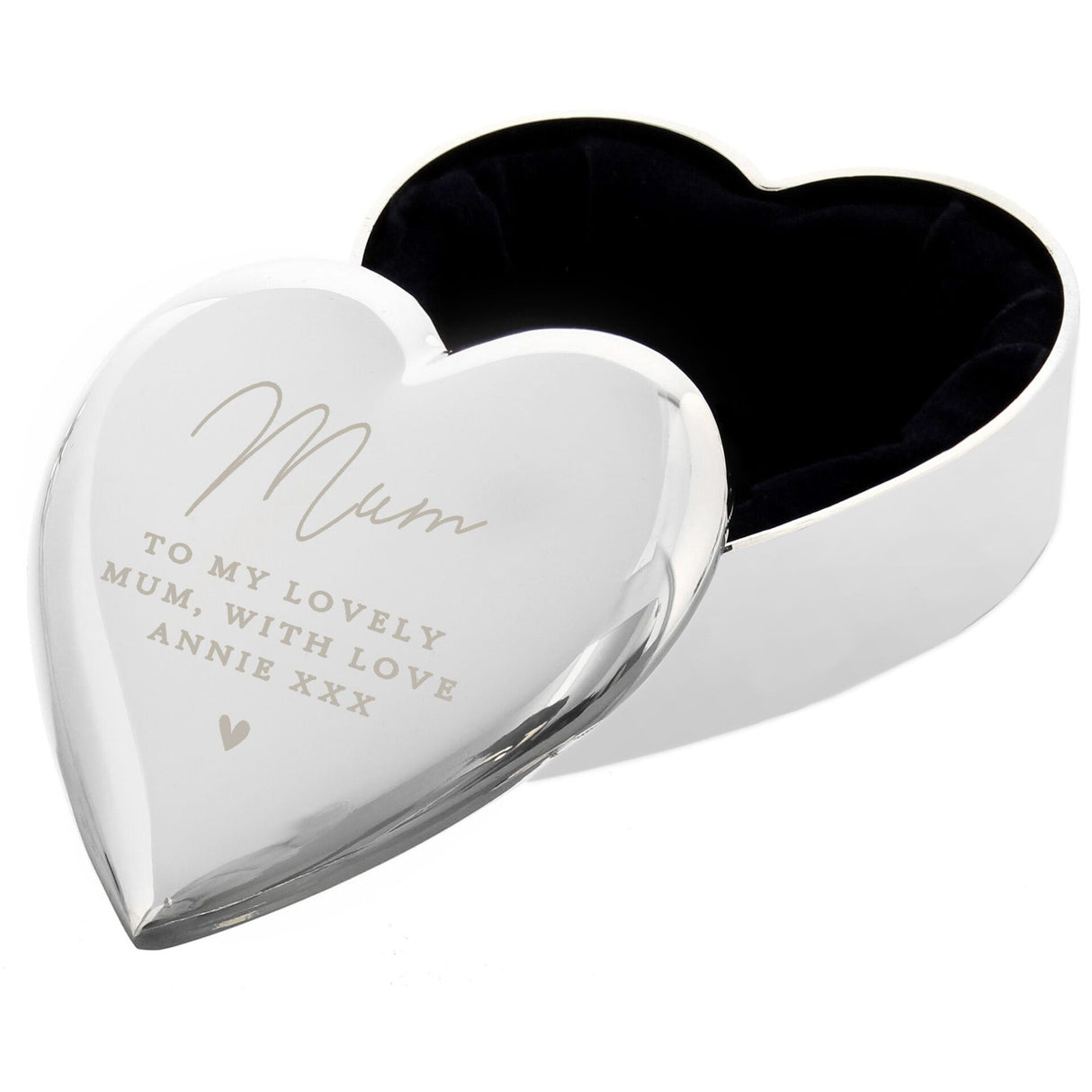 Personalised Name and Message Heart Trinket Box: 5 - Trinket Boxes By Gift Moments