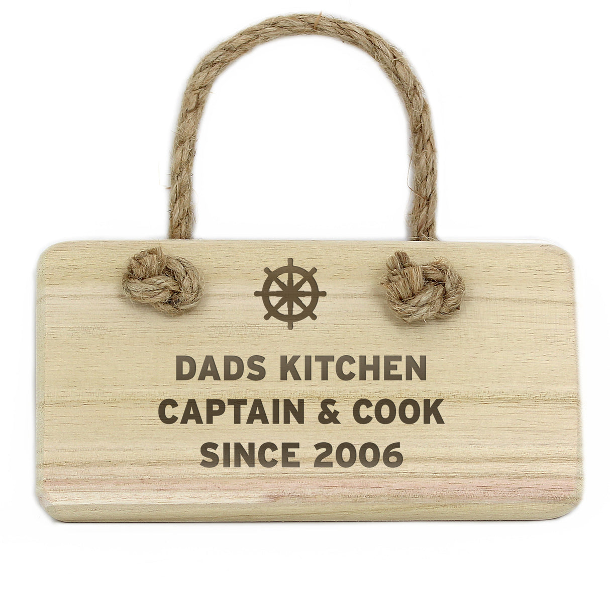 Personalised Nautical Wooden Sign: 7 - Signs & Plaques By Gift Moments