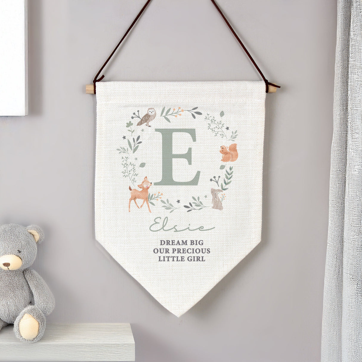 Personalised New Baby Wall Art Banner - Shop Wall Art At Gift Moments - 3