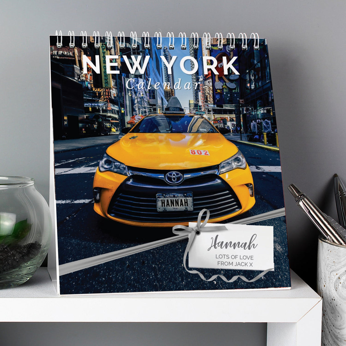 Personalised New York Desk Calendar: 1 - Calendars & Planners By Gift Moments