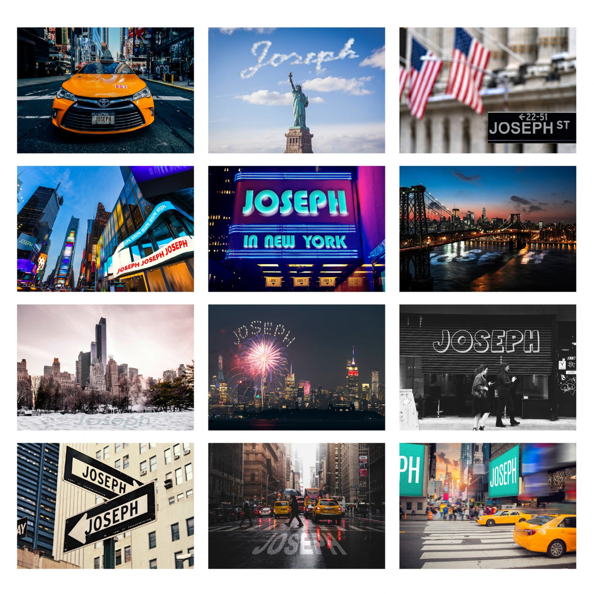 Personalised New York Desk Calendar: 6 - Calendars & Planners By Gift Moments