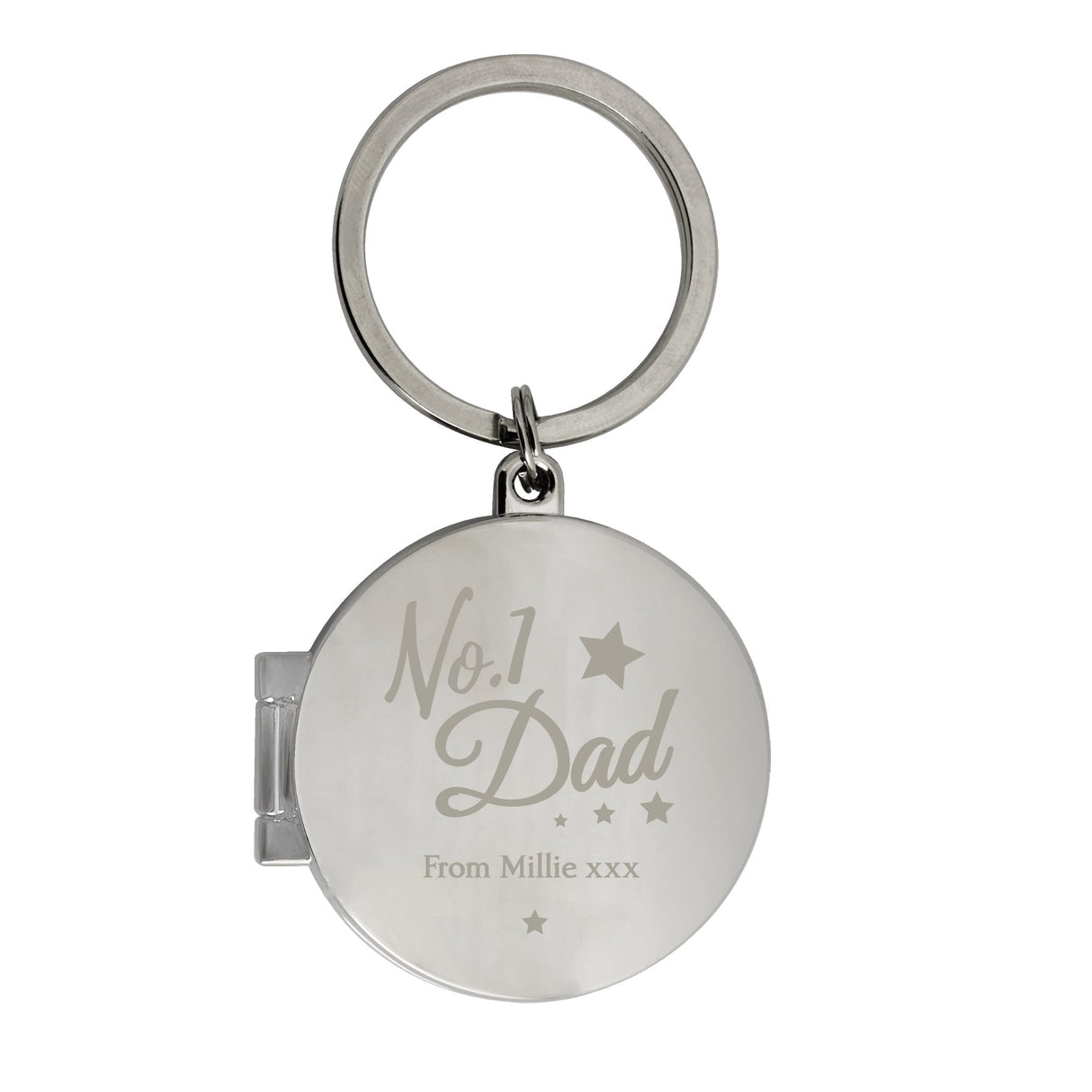 Personalised No.1 Dad Photo Keyring: 4 - Keyrings By Gift Moments