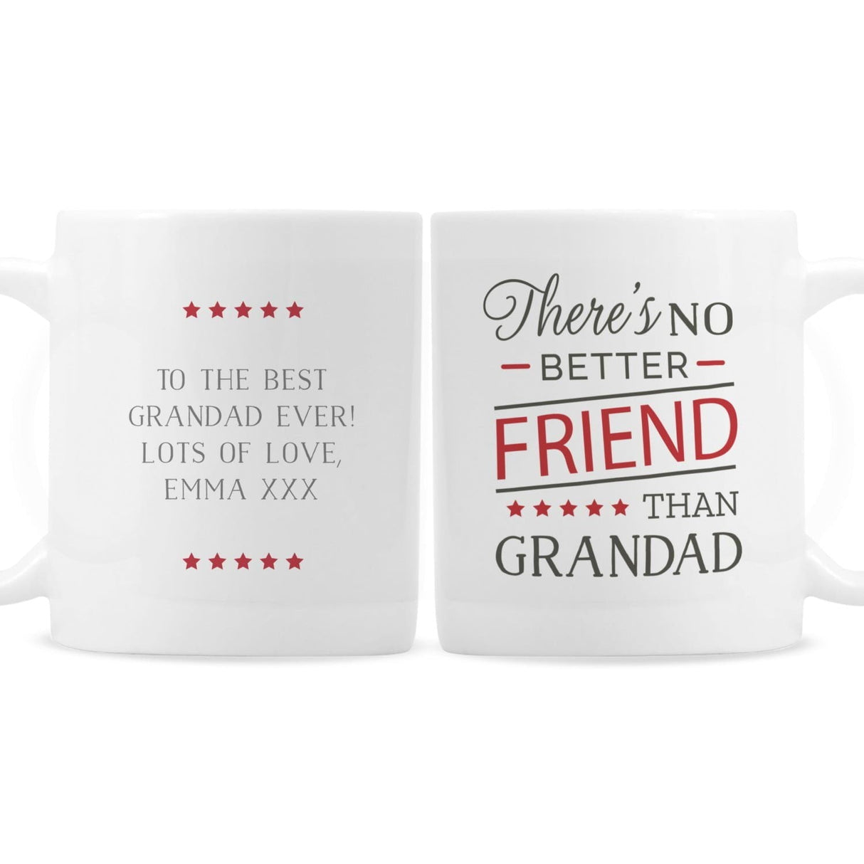 Personalised ’No Better Friend Than Grandad’ Mug: 3 - Mugs By Gift Moments
