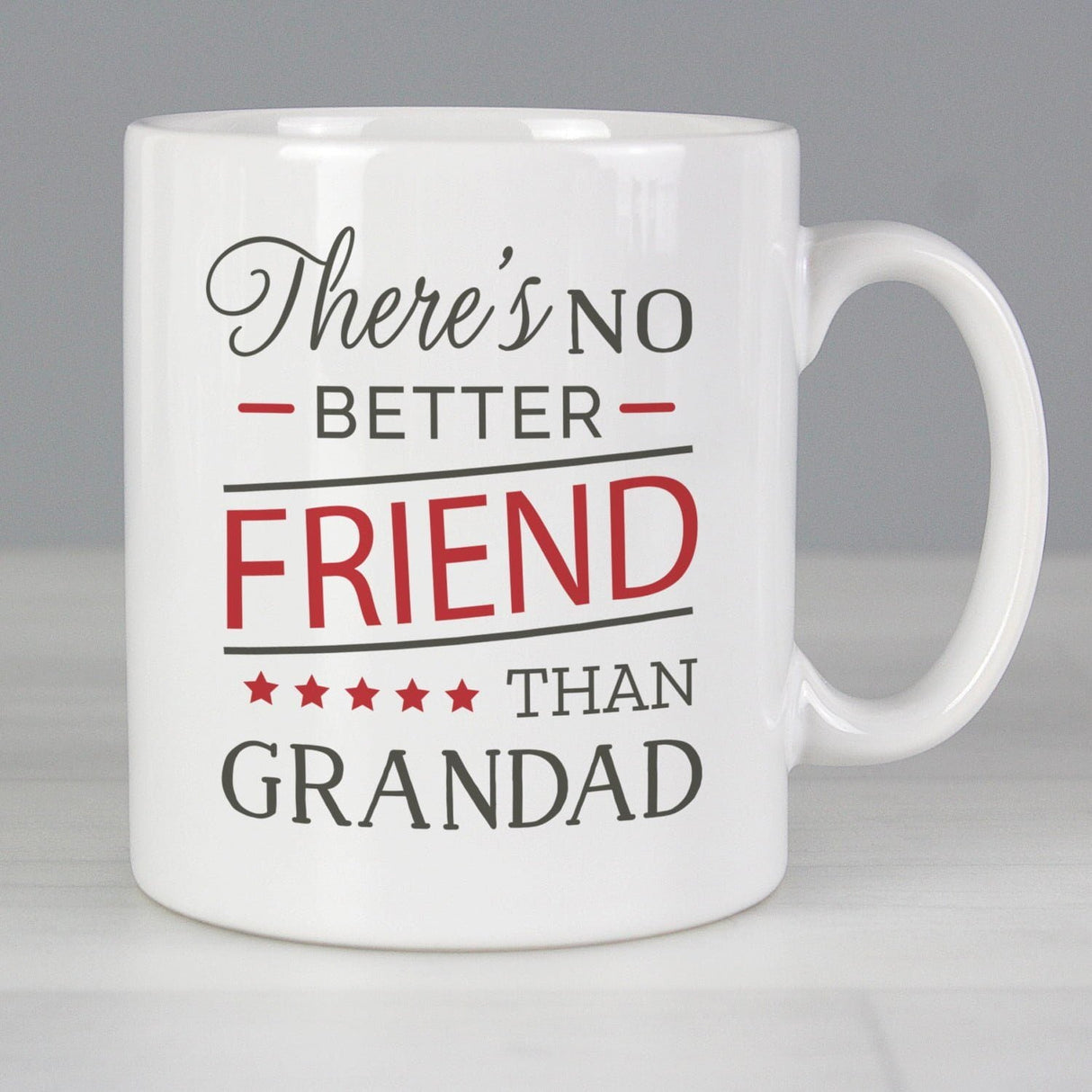 Personalised ’No Better Friend Than Grandad’ Mug: 2 - Mugs By Gift Moments