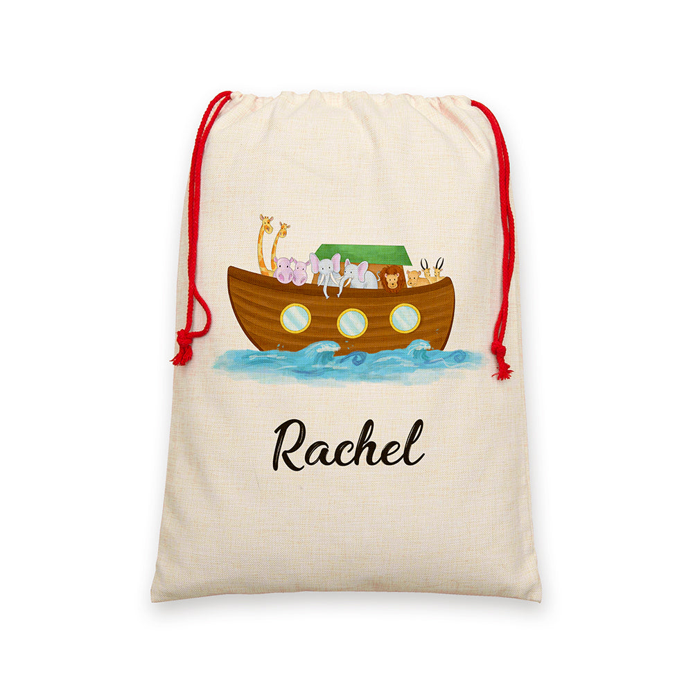 Personalised Noah’s Ark Christmas Sack: 3 - Christmas Sacks By Gift Moments