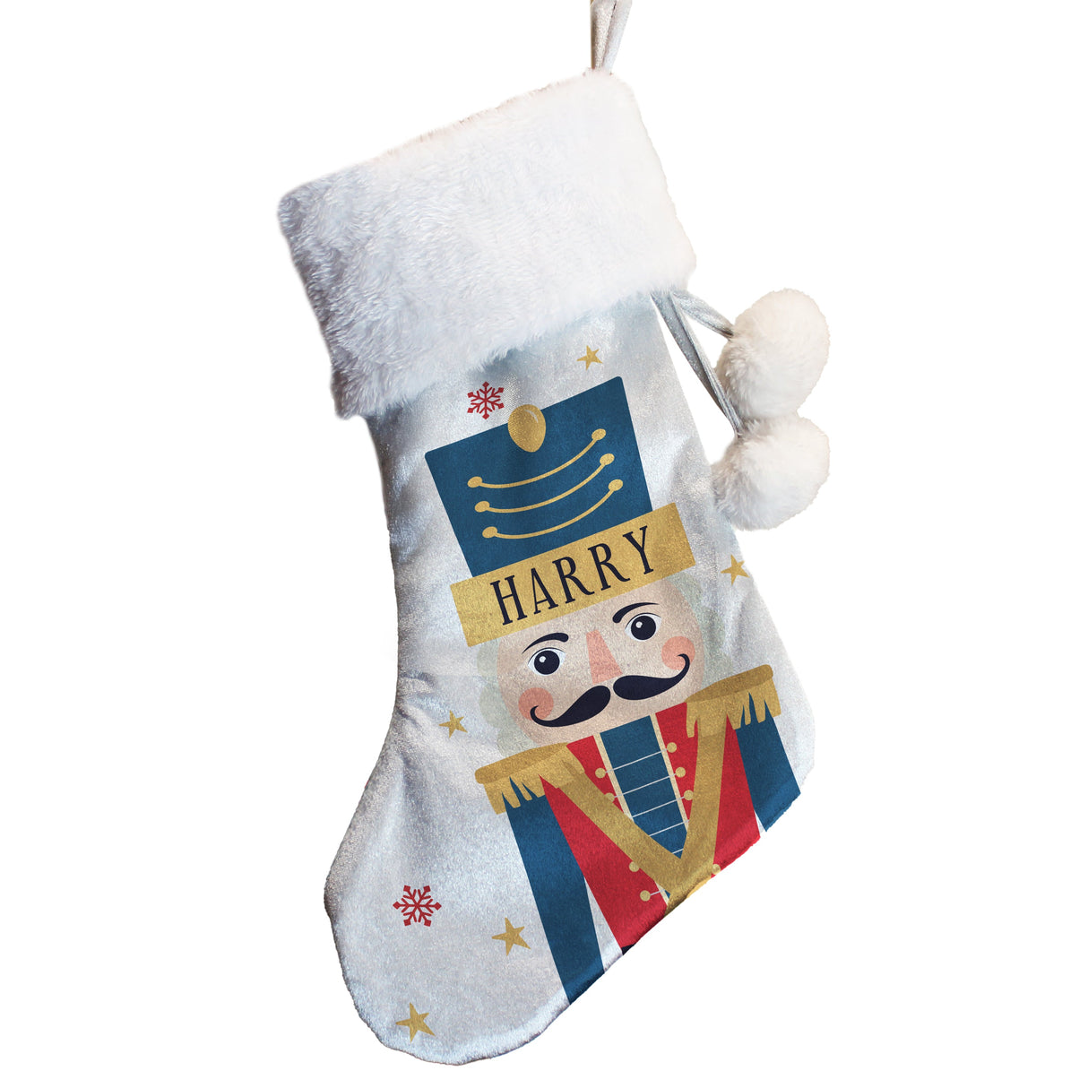 Personalised Nutcracker Christmas Stocking: 4 - Christmas Stockings By Gift Moments