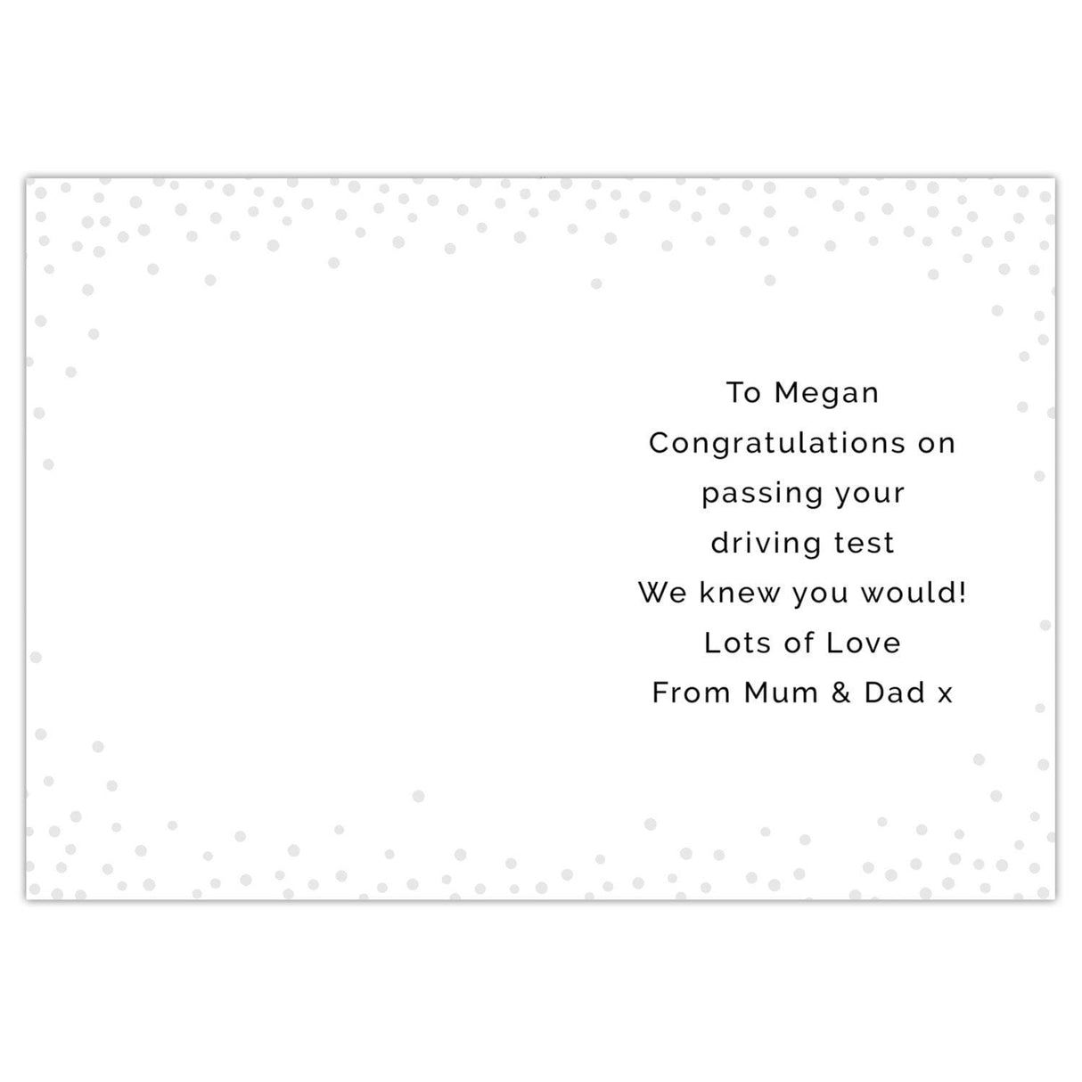 Personalised Passed Driving Test Card: 4 - Greeting Cards By Gift Moments