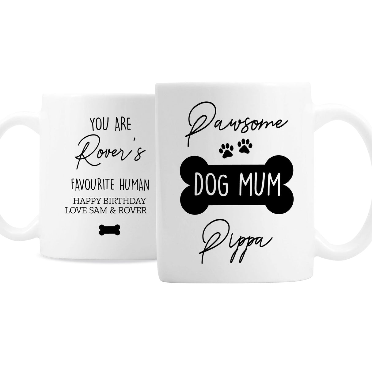 Personalised Pawsome Dog Mum Mug: 4 - Mugs By Gift Moments