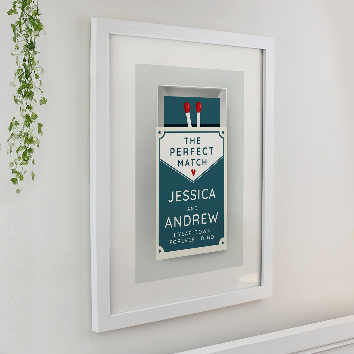 Personalised Perfect Match Couples Framed Prints - Shop Framed Prints At Gift Moments - 6
