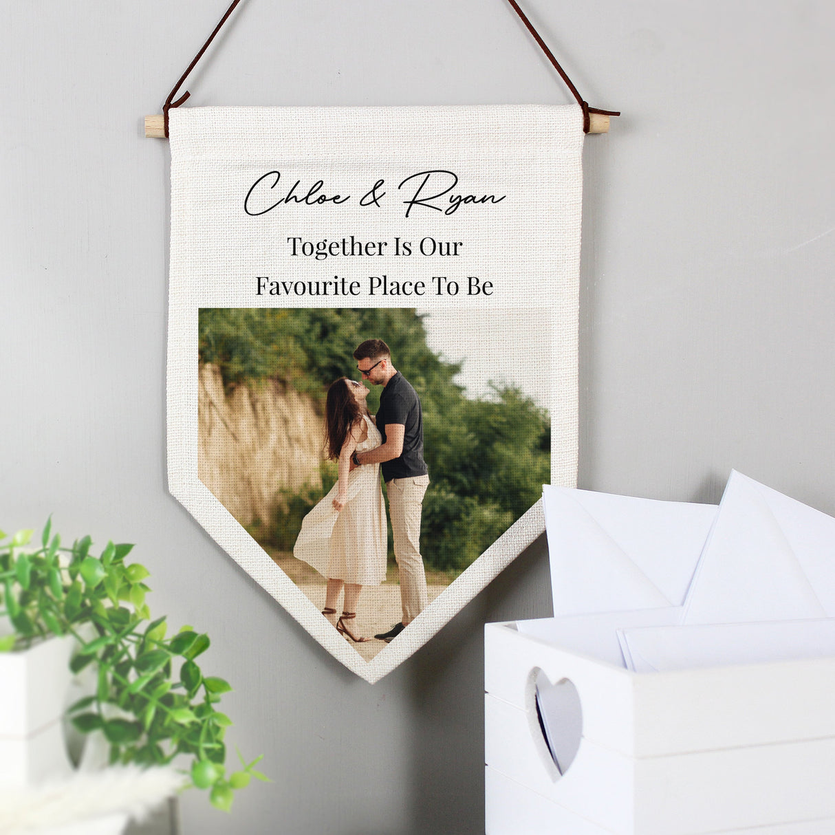 Personalised Photo Upload Banner Wall Art - Shop Wall Art At Gift Moments - 3
