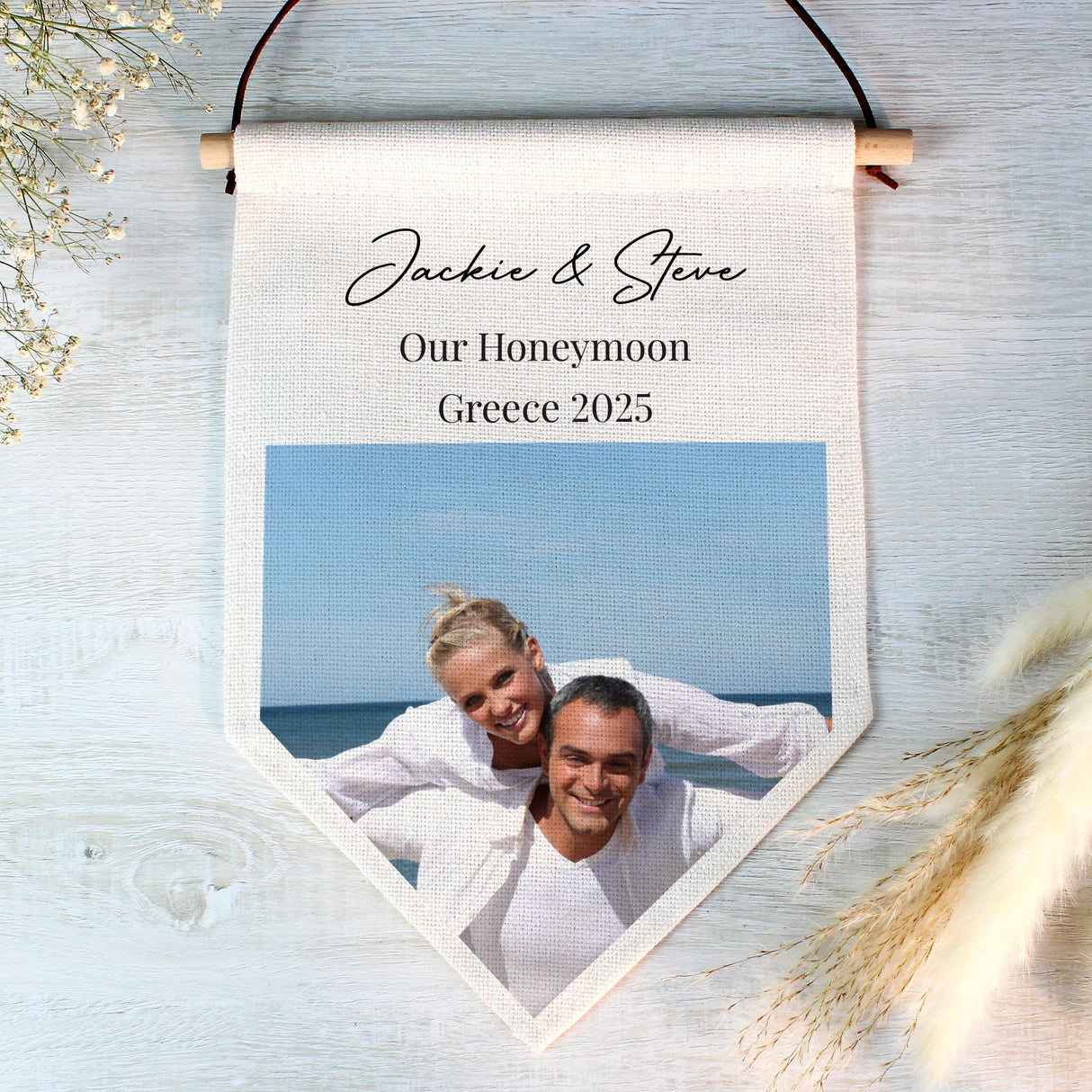 Personalised Photo Upload Banner Wall Art - Shop Wall Art At Gift Moments - 2