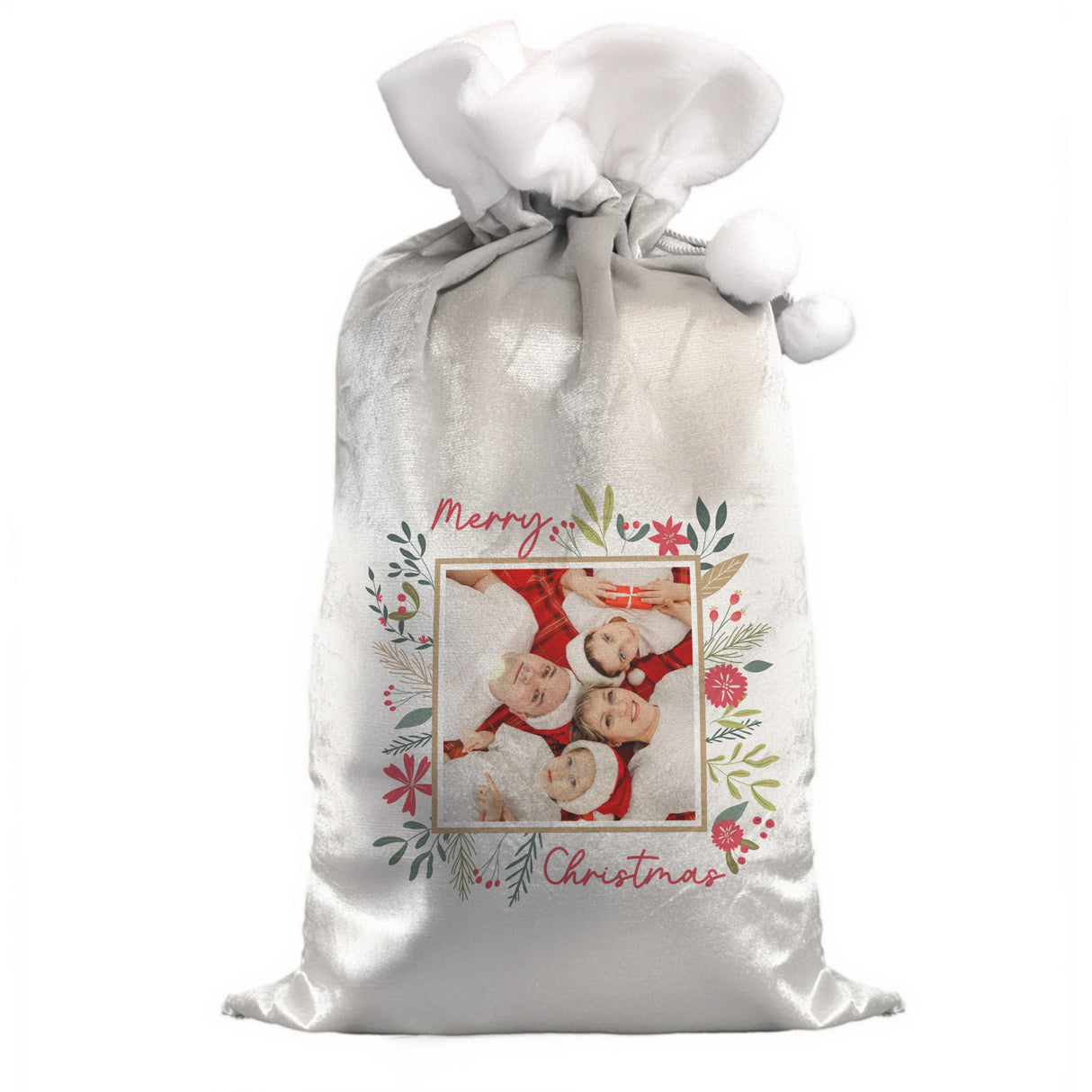 Personalised Photo Upload Christmas Sack: 4 - Christmas Sacks By Gift Moments