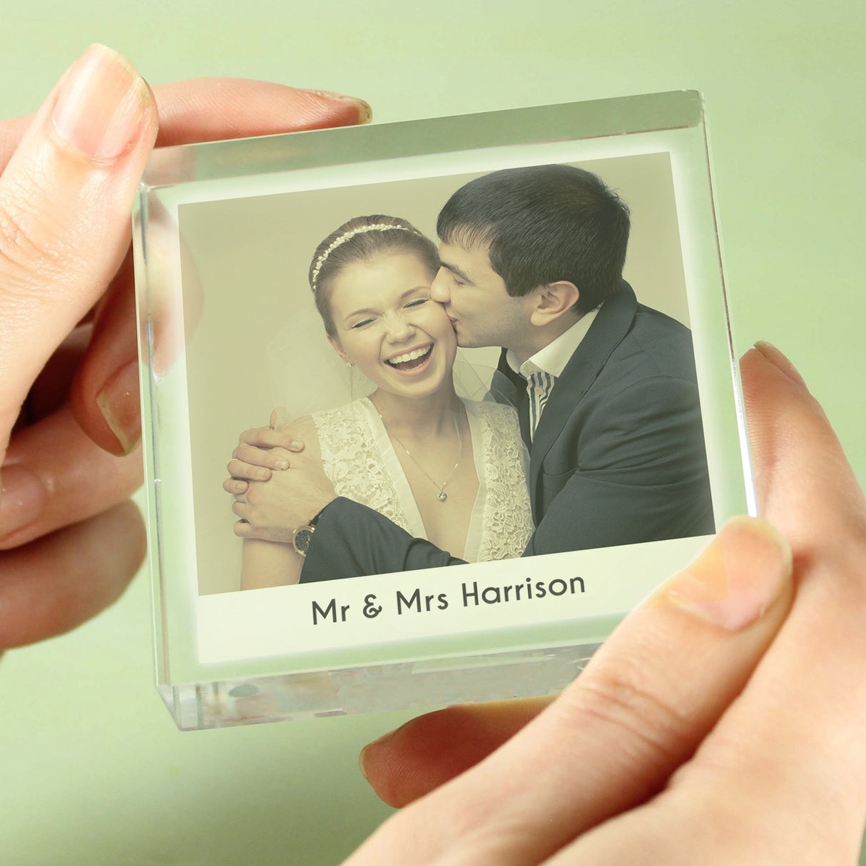 Personalised Photo Upload Crystal Token - Shop Crystal Tokens At Gift Moments - 1