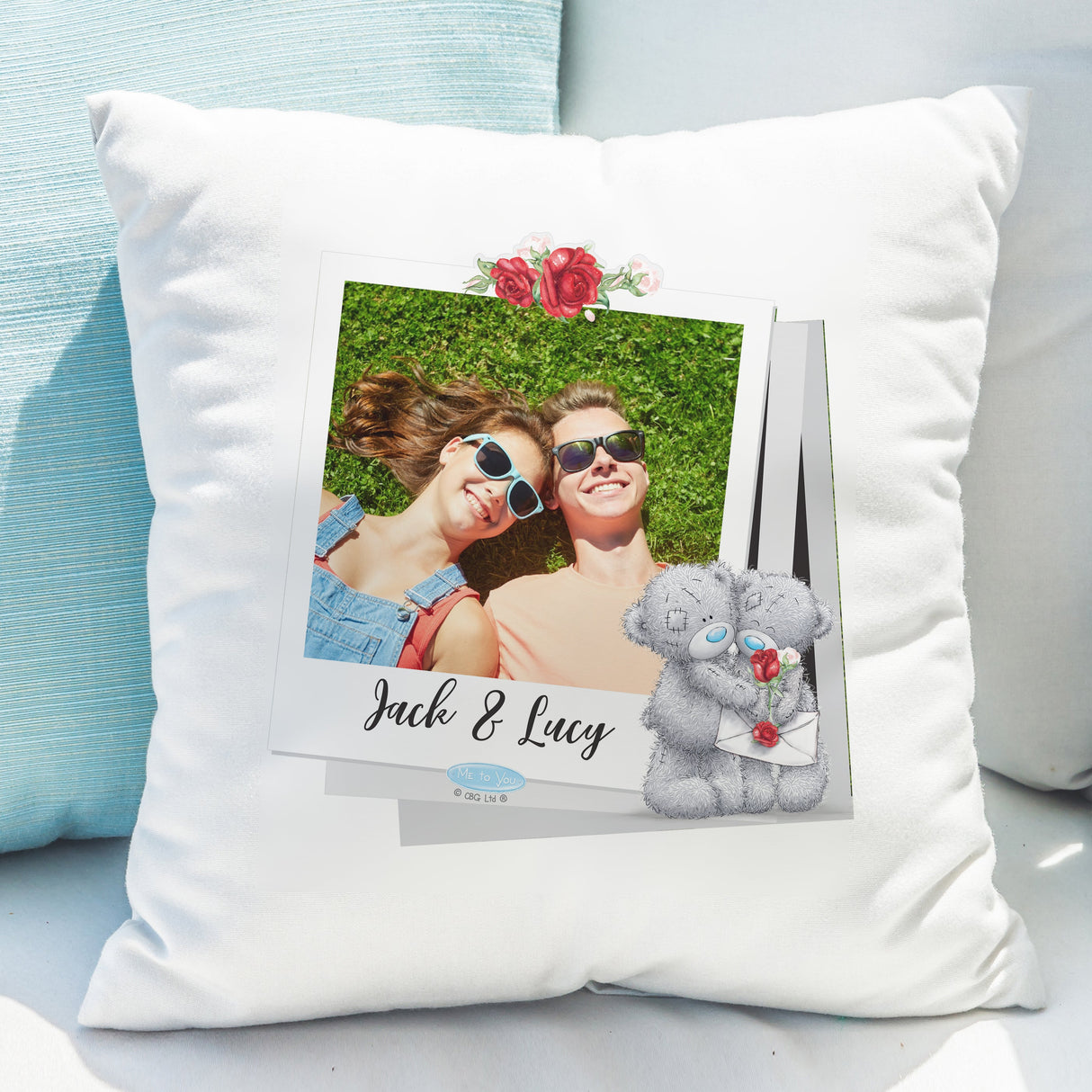 Personalised Me To You Photo Upload Cushion: 1 - Cushions