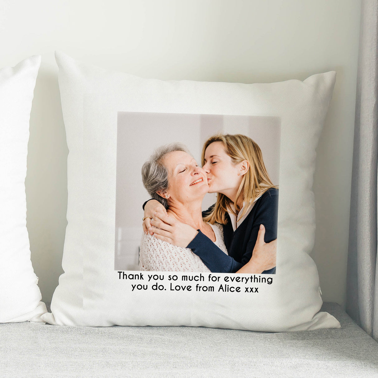 Personalised Photo Upload Cushion: 3 - Cushions By Gift Moments