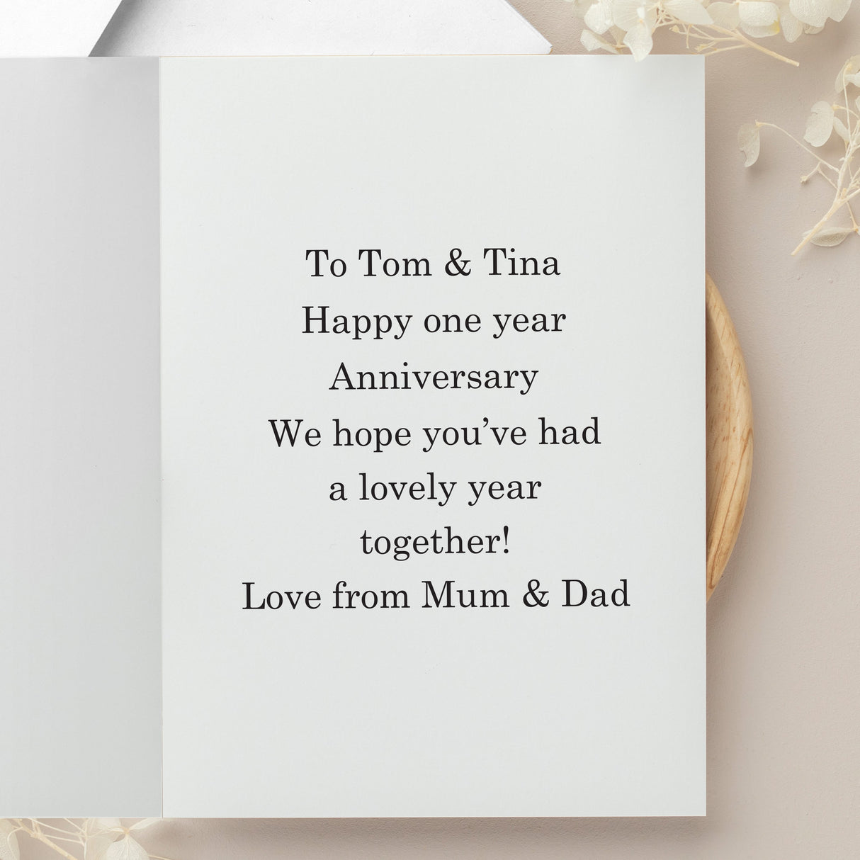 Personalised Photo Upload Greeting Card: 9 - Serif - Greeting Cards By Gift Moments