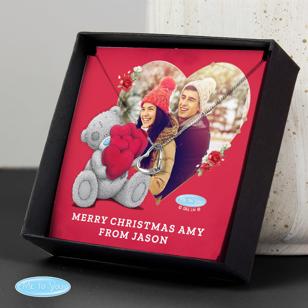 Personalised Me To You Photo Upload Heart Necklace and Box - Shop Necklaces At Gift Moments - 6