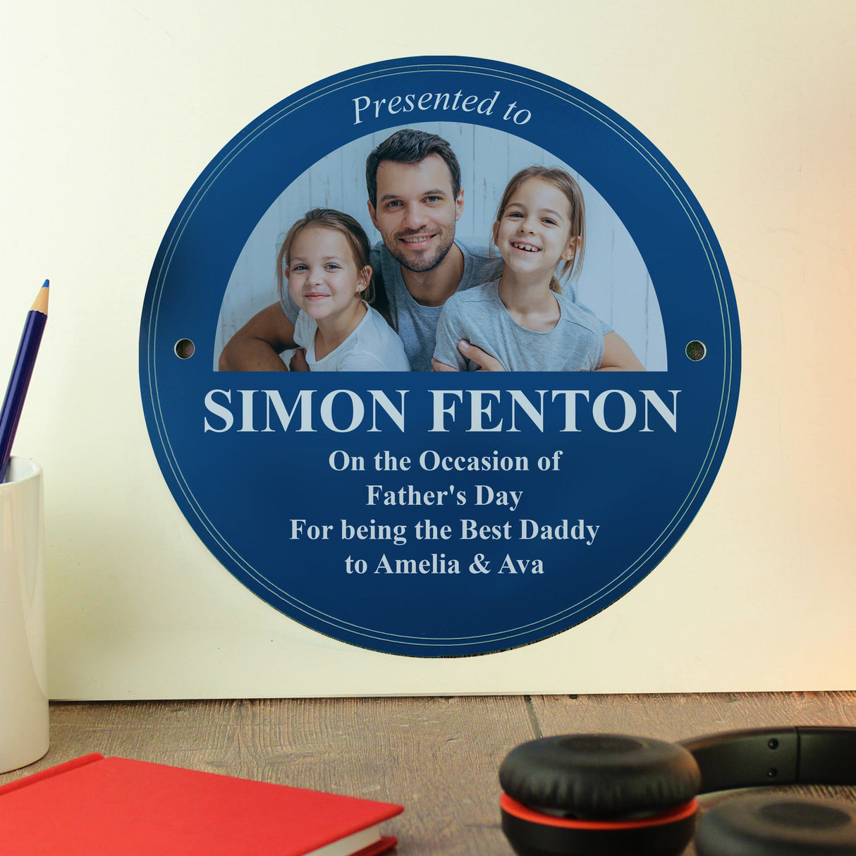 Personalised Photo Upload Heritage Plaque: 1 - Signs & Plaques By Gift Moments