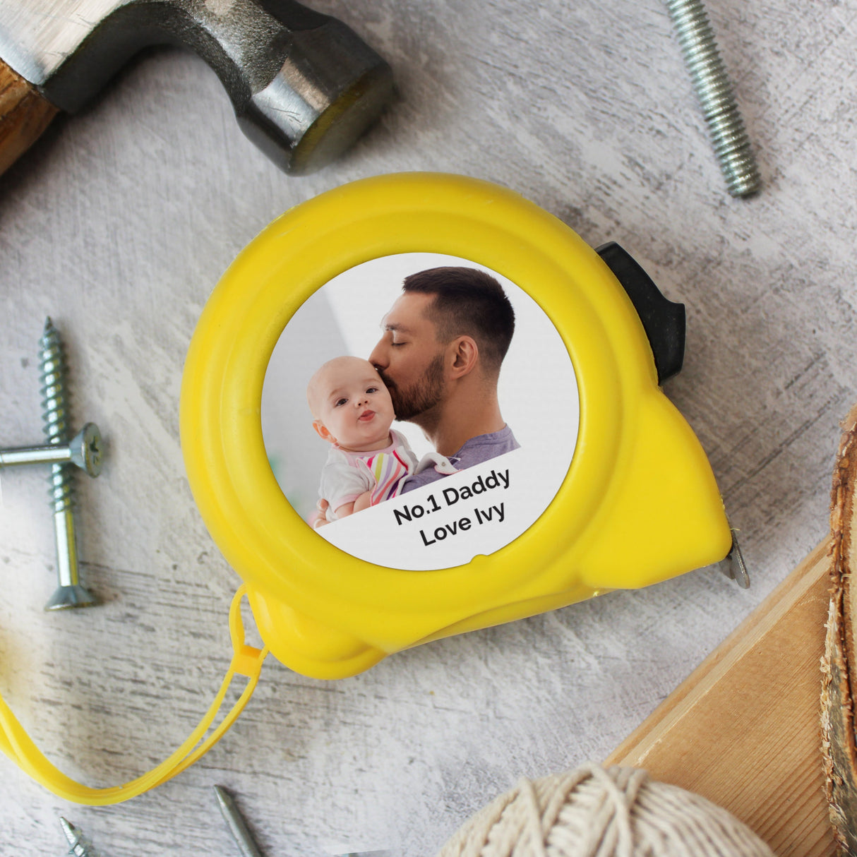 Personalised Photo Upload Tape Measure: 4 - Tools & Storage By Gift Moments
