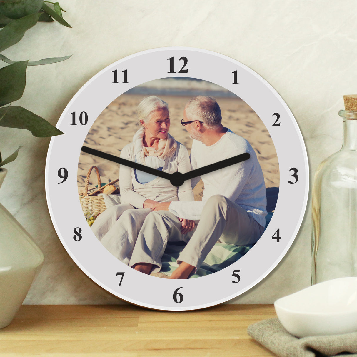 Personalised Photo Upload Wall Clock: 4 - Clocks By Gift Moments