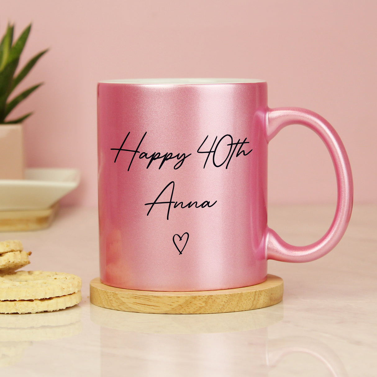 Personalised Pink Glitter Mug - Shop At Gift Moments - 7