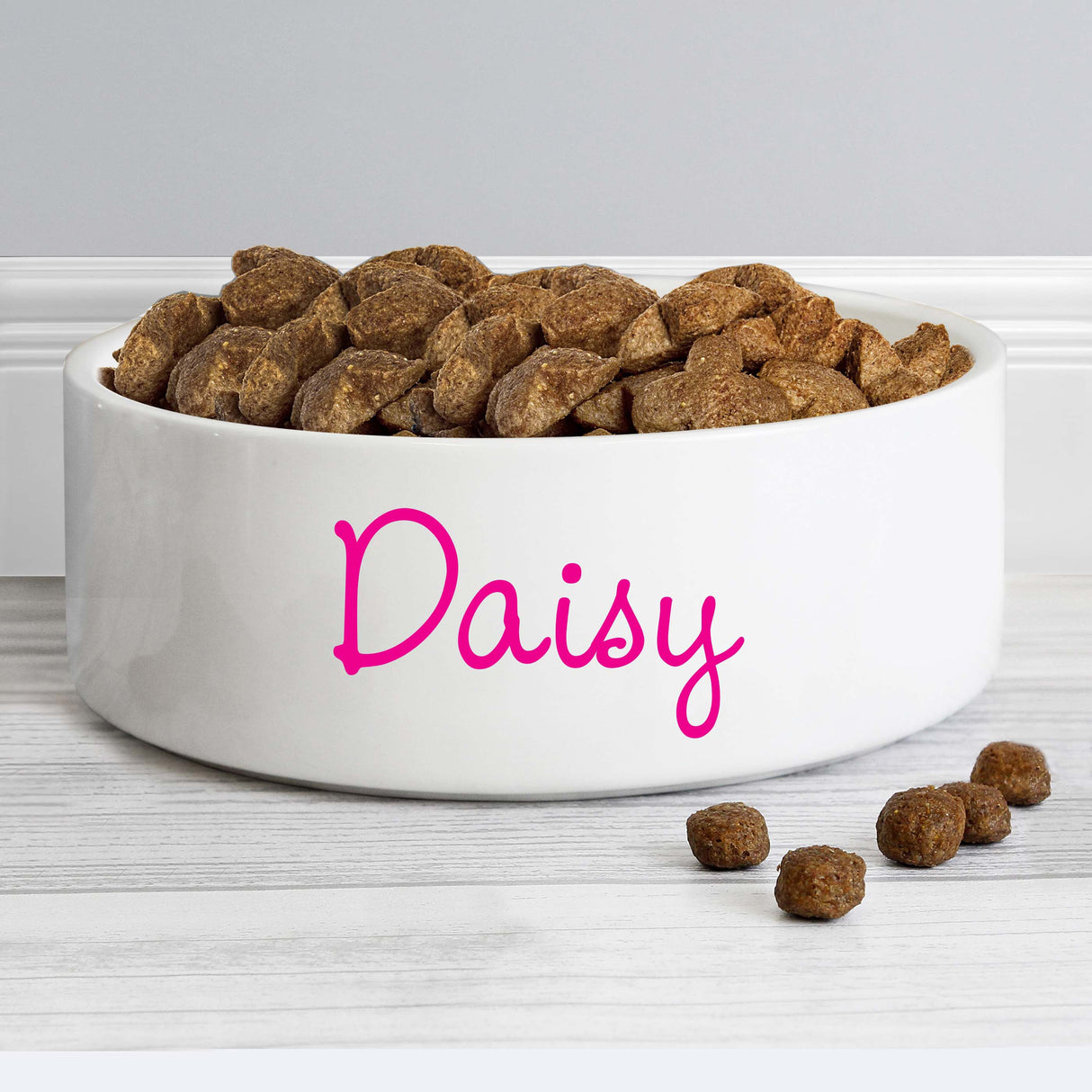 Personalised Pink Name 14cm Medium Pet Bowl: 2 - Pet Products By Gift Moments