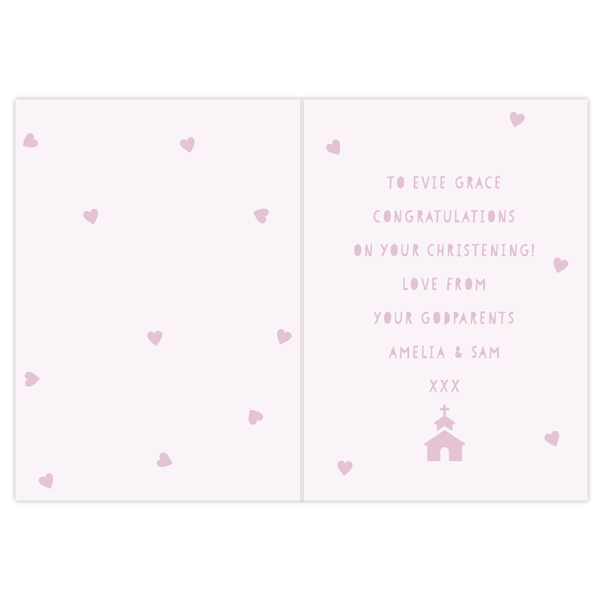 Personalised Pink Papercut Style Card: 4 - Greeting Cards By Gift Moments