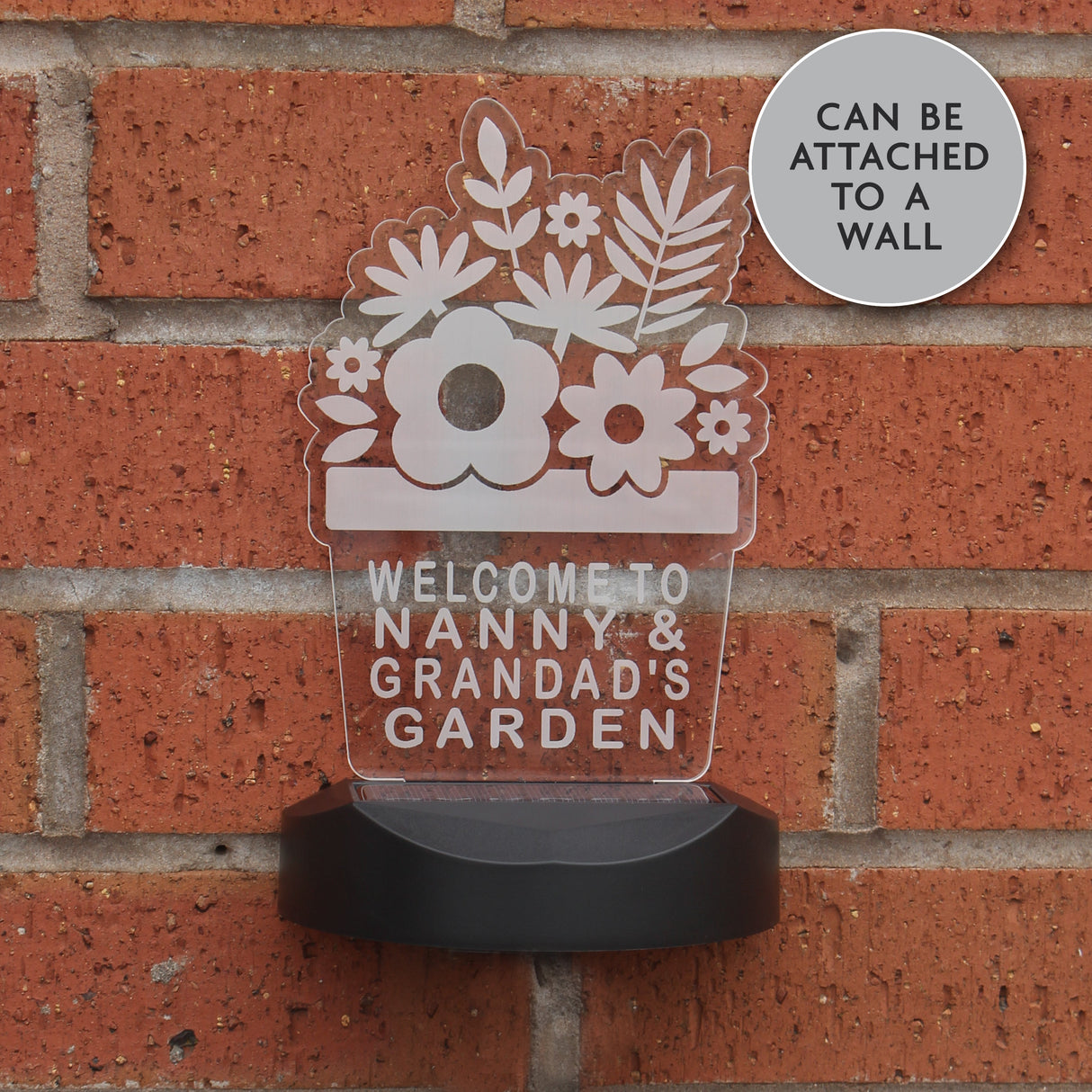 Personalised Plant Pot Outdoor Solar Light - Shop Solar Lights At Gift Moments - 5