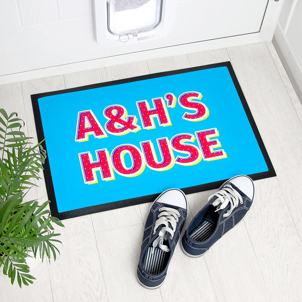 Personalised Pop Art Doormat - Shop Doormats At Gift Moments - 1