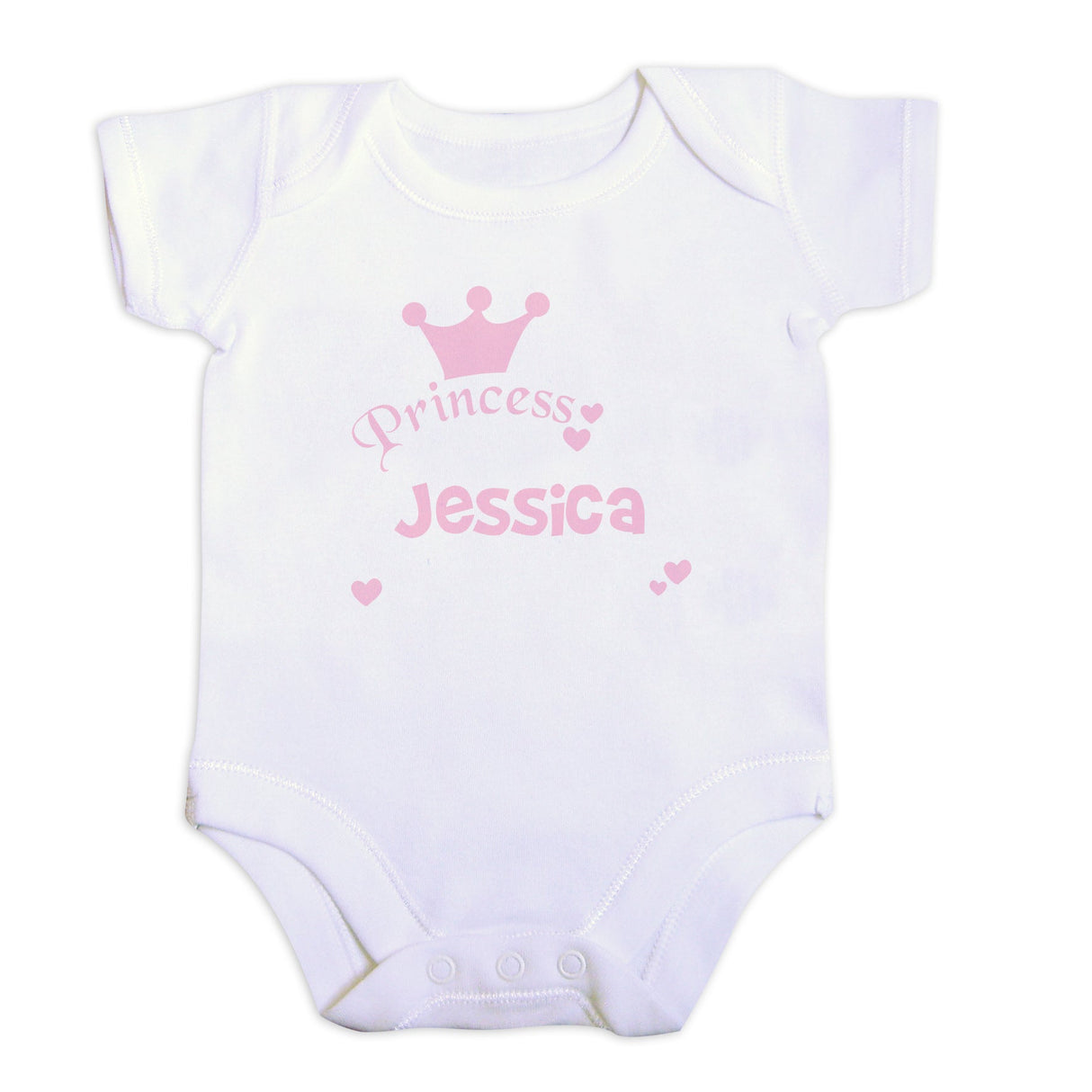 Personalised Princess Baby Vest: 2 - Baby Clothing By Gift Moments