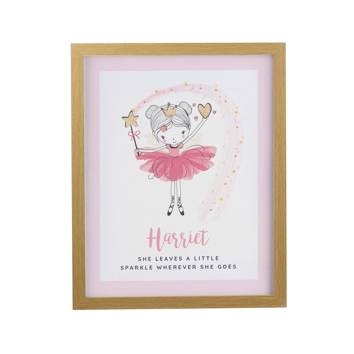 Personalised Princess Ballerina Framed Prints: 7 - Framed Prints By Gift Moments