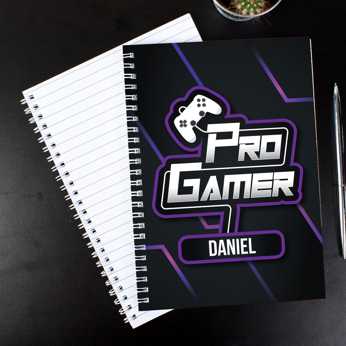 Personalised Pro Gamer A5 Notebook - Shop Notebooks At Gift Moments - 4