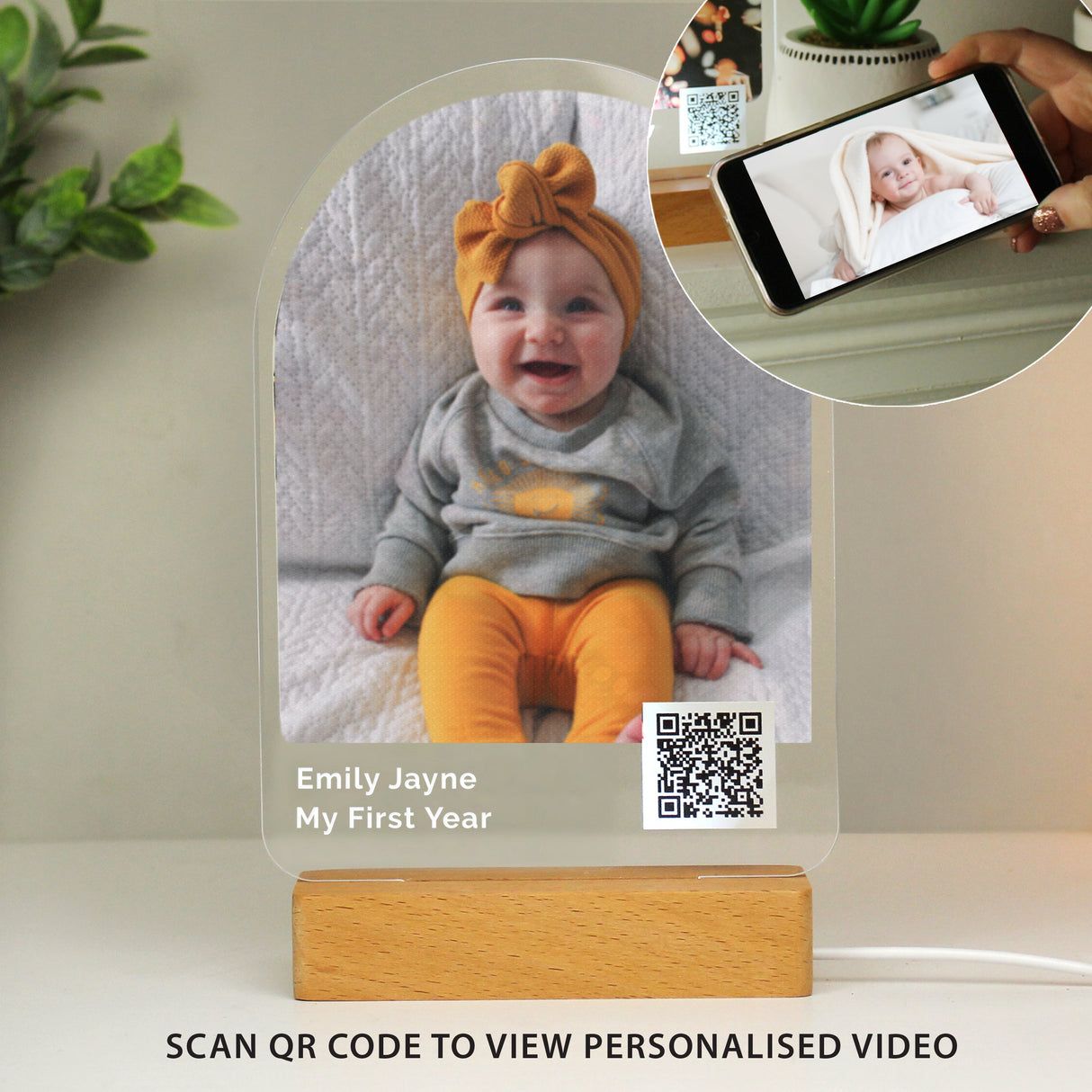 Personalised QR Photo Upload LED Light: 4 - LED Lighting By Gift Moments