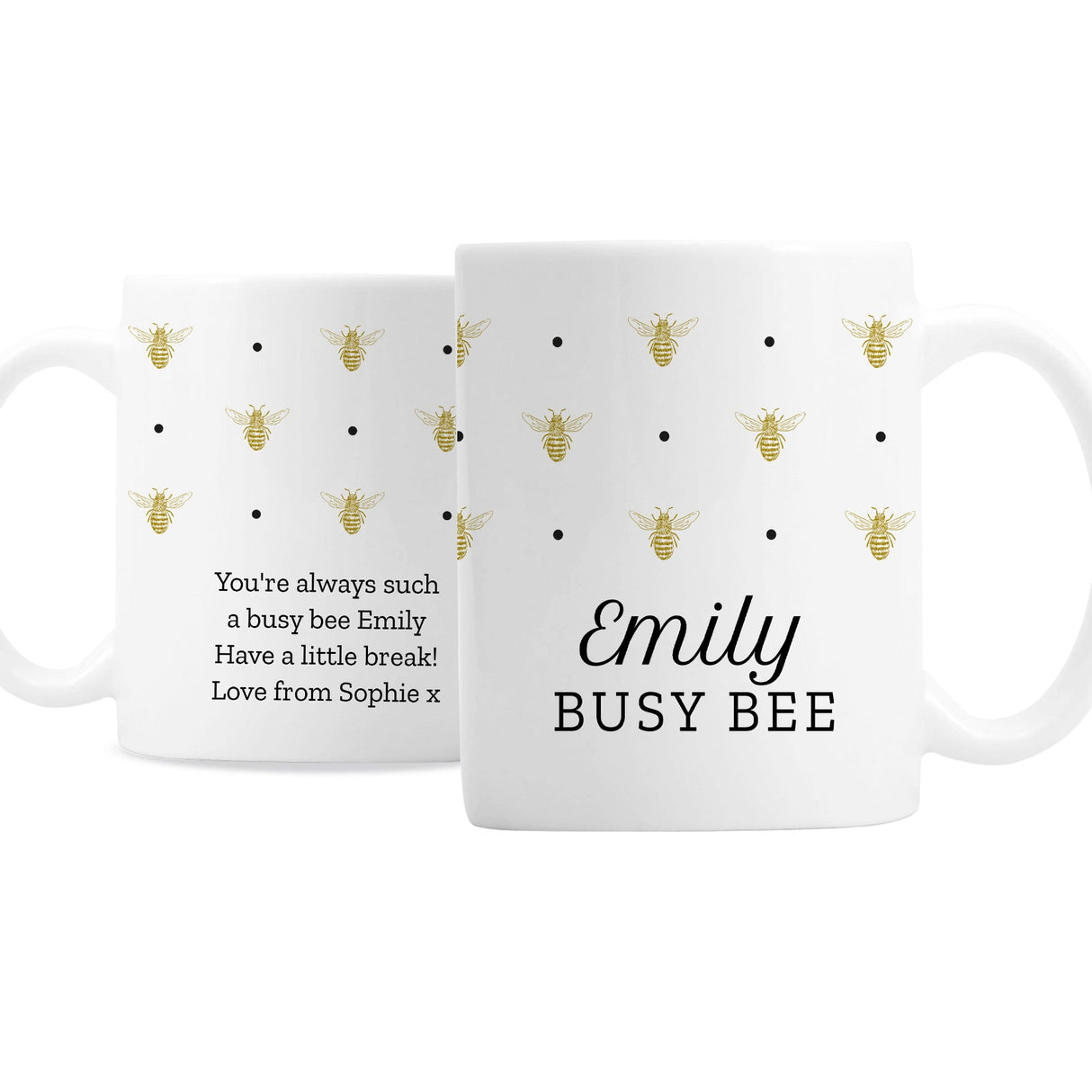 Personalised Queen Bee Mug: 2 - Mugs By Gift Moments