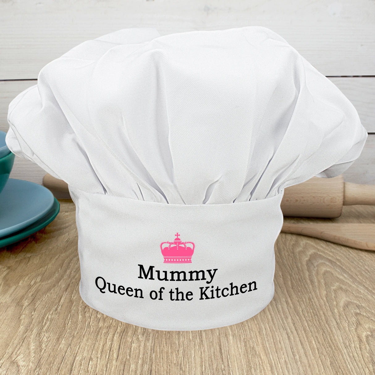 Personalised Queen of the Kitchen Chef Hat - Shop Chef Hats At Gift Moments - 1