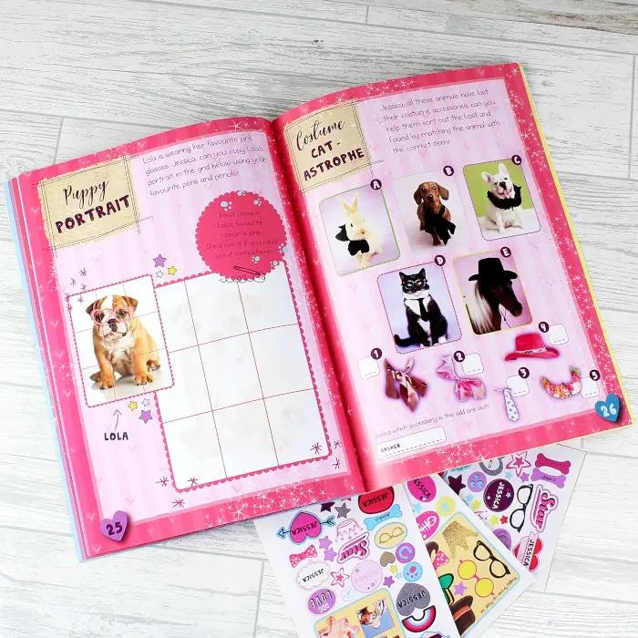 Personalised Rachael Hale Adorable Animals Activity Book With Stickers - Shop Books At Gift Moments - 7
