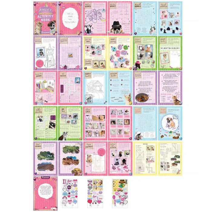 Personalised Rachael Hale Adorable Animals Activity Book With Stickers - Shop Books At Gift Moments - 9